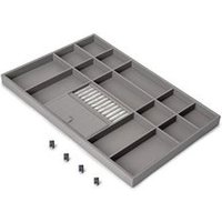 Emuca Cajón Organizador Quartz 640 (m80) Piel Ecológica y Madera