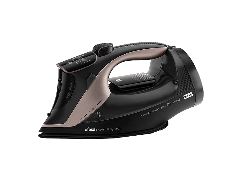 Plancha de vapor Ufesa Nova Infinity 3450W con bomba y golpe vapor 300g