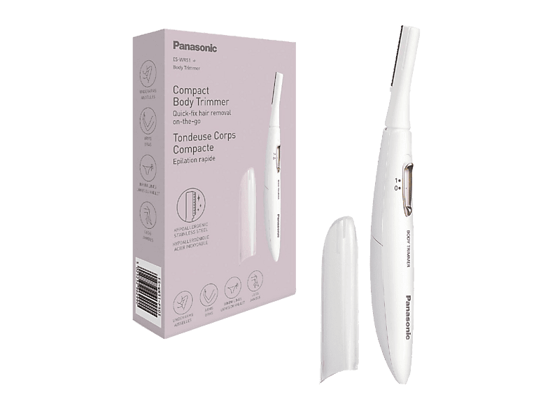 Afeitadora corporal Panasonic ES-WR51, cabezal giratorio flexible