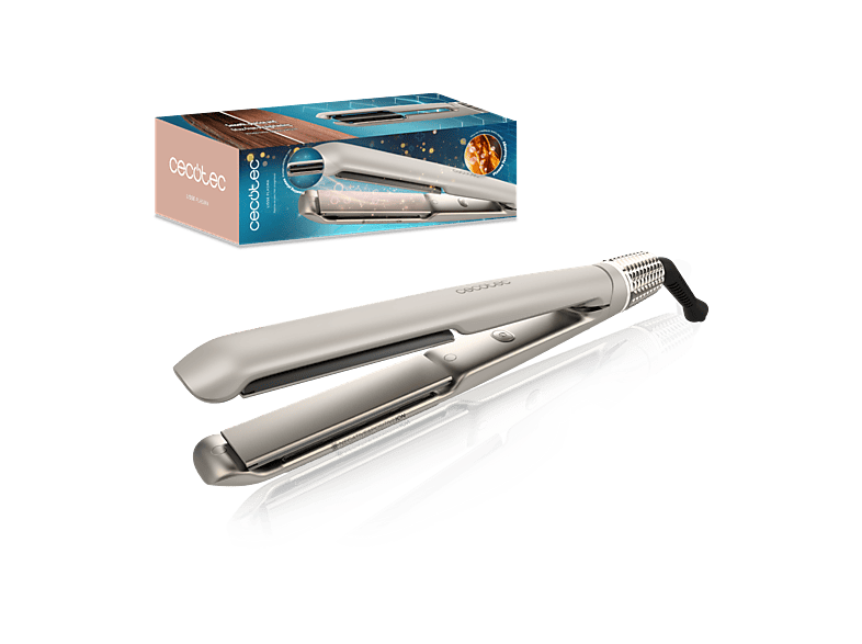 Plancha de Pelo Cecotec Lisse Plasma – Placas Flotantes 3D, Tecnología Plasma, Temperatura Regulable, Revestimiento Cerámico