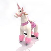 Caballo de montar con ruedas y balancín de peluche Ponyride Iris