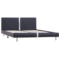 Cama Matrimonial 120x200 cm Estructura de Cuero Sintético CFW569760