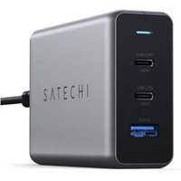 Cargador de Corriente Satechi 100W con 2 puertos USB-C PD + USB