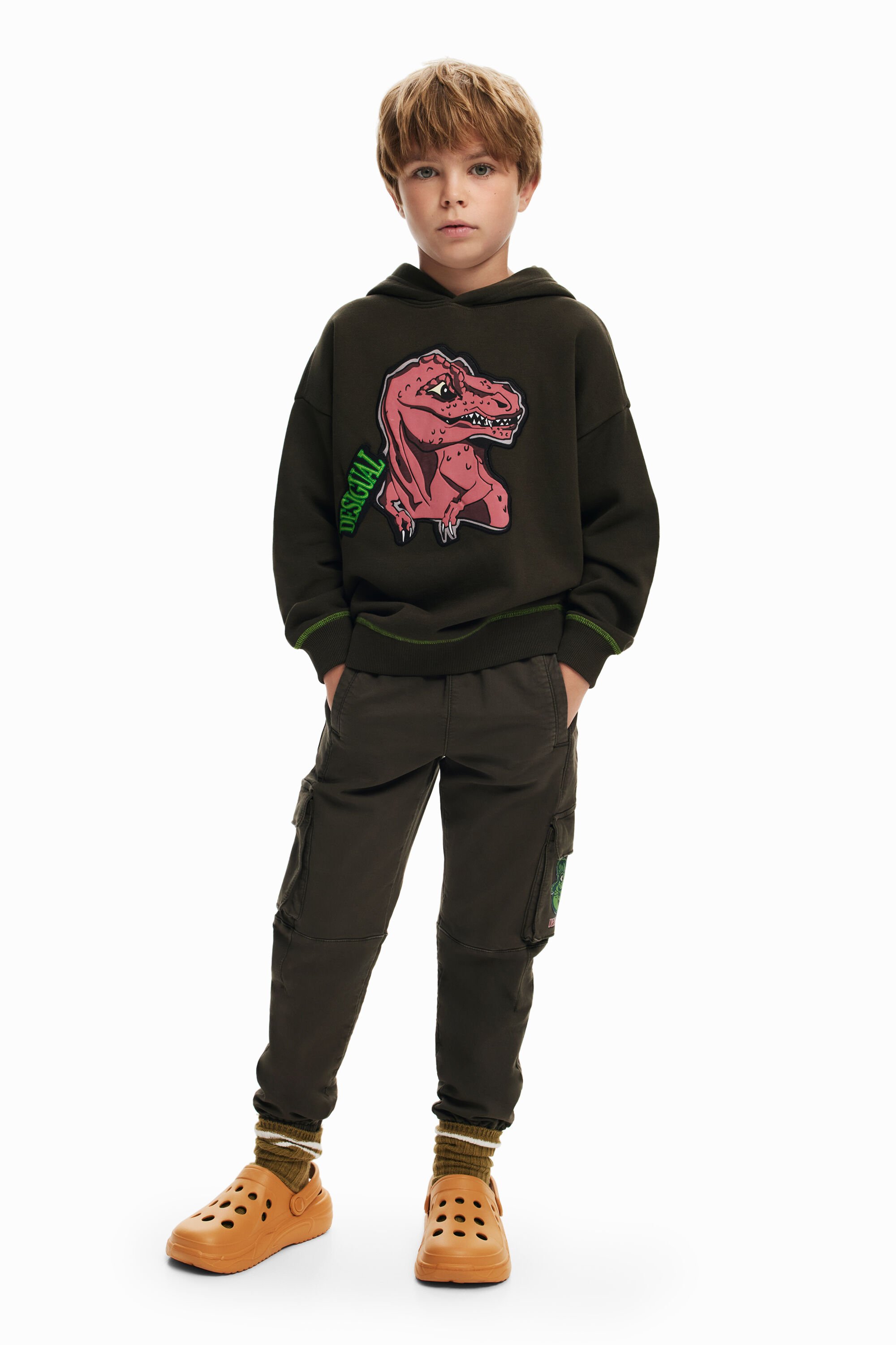 Desigual Sudadera dinosaurio hombre