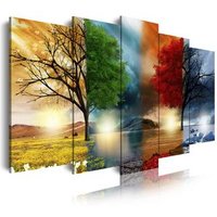 Dekoarte Cuadros Modernos Impresión Digitalizada Paisaje Estaciones Año 150x80cm