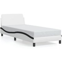 Cama Individual de Adulto con Cabecero en Cuero Sintético – Estructura Cfw287252