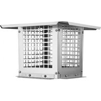 Tapa de Chimenea de Acero Inoxidable 229x229mm con Protección Anti-Pájaros y Fijación Ajustable Tekmaquinas