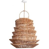 Lámpara Colgante Ratán Halima Ø570 mm Iluzzia