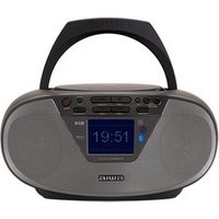 Aiwa BBTU-500DAB Radio portátil con DAB+ y Bluetooth 5.0, pantalla 2,4"