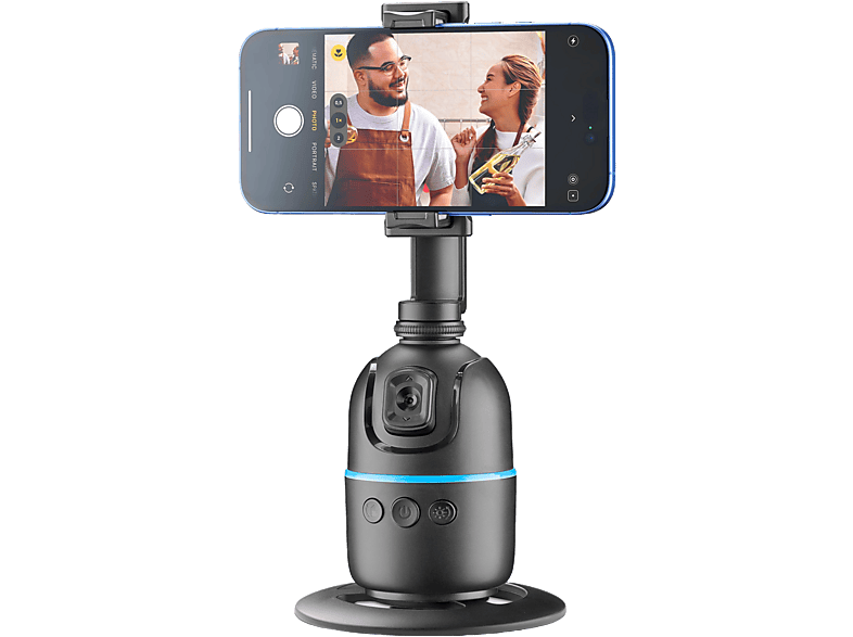 Soporte móvil Universal CellularLine FACECAM con reconocimiento facial y rotación completa