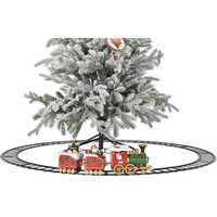 Tren LED Resina 136x136x15 4AA Movimiento Musical