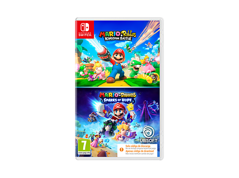 Nintendo Switch 32GB, 4GB RAM – Mario + Rabbids Kingdom Battle + Sparks of Hope