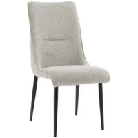 Pack 4 Sillas Tapizadas Anti-manchas Michelle con Patas de Metal