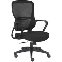 Silla de Oficina Taxana de Tela Transpirable con Reposabrazos y Altura Regulable