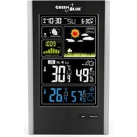 Estación Meteorológica Sonda Exterior USB con Reloj DCF y Medidor de Humedad