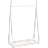 Perchero de madera maciza de pino 100x45x150 cm Vidaxl