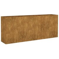 Jardinera Acero Corten 200x40x80 Cm Vidaxl