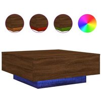 Mesa de Centro con Luces LED Vidaxl 80x80x31 cm