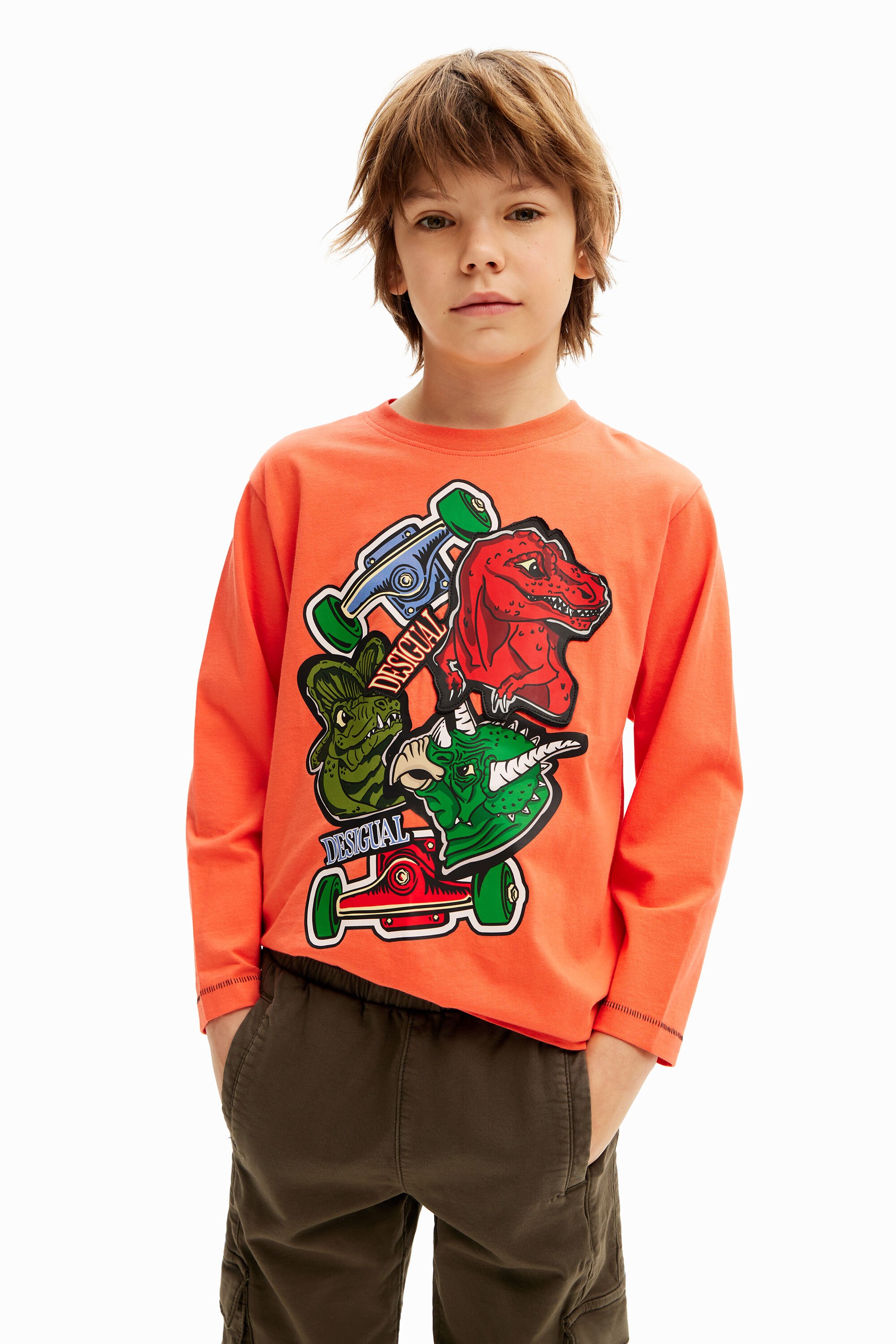 Camiseta Desigual dinosaurios hombre
