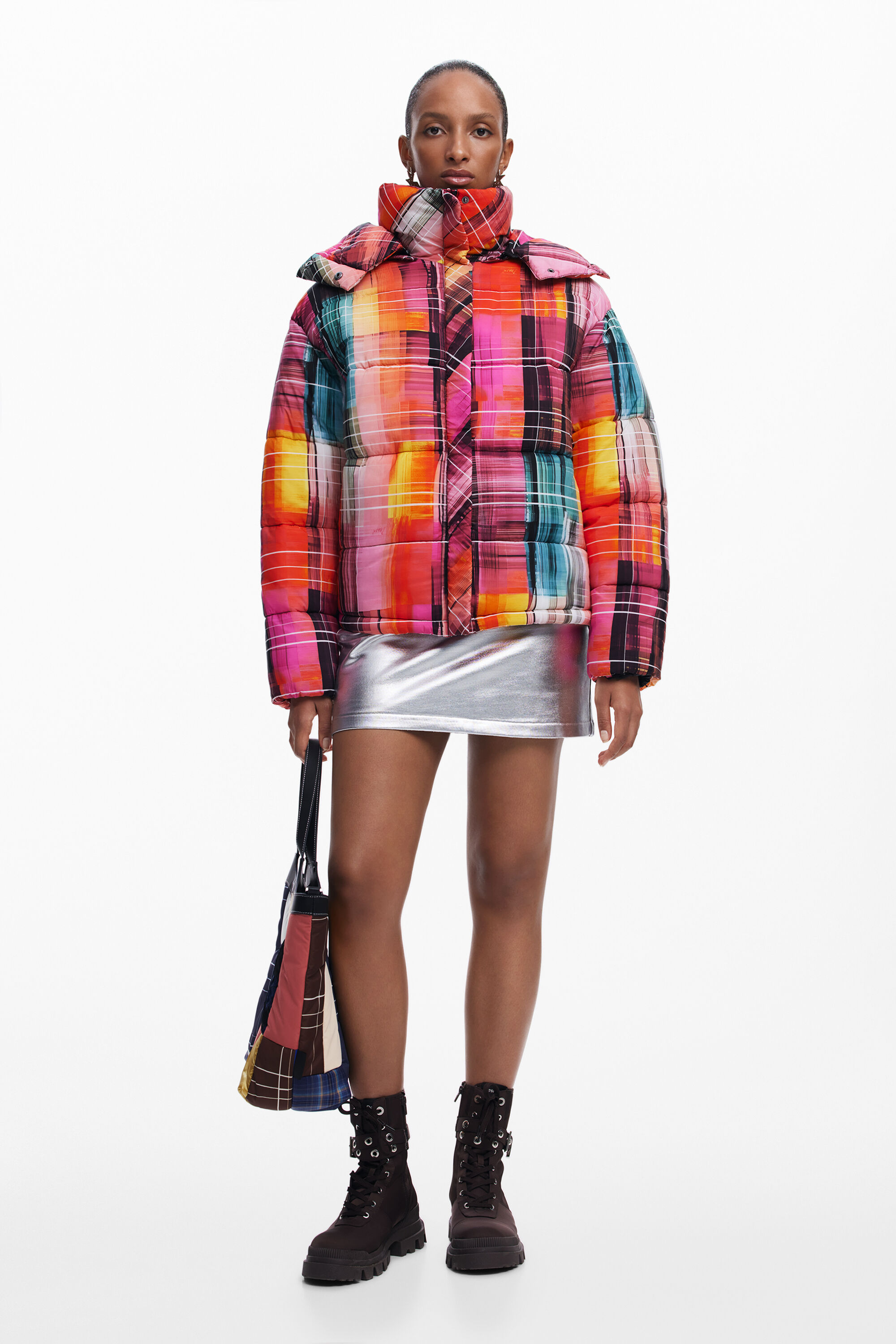 Desigual Abrigo Acolchado Mujer