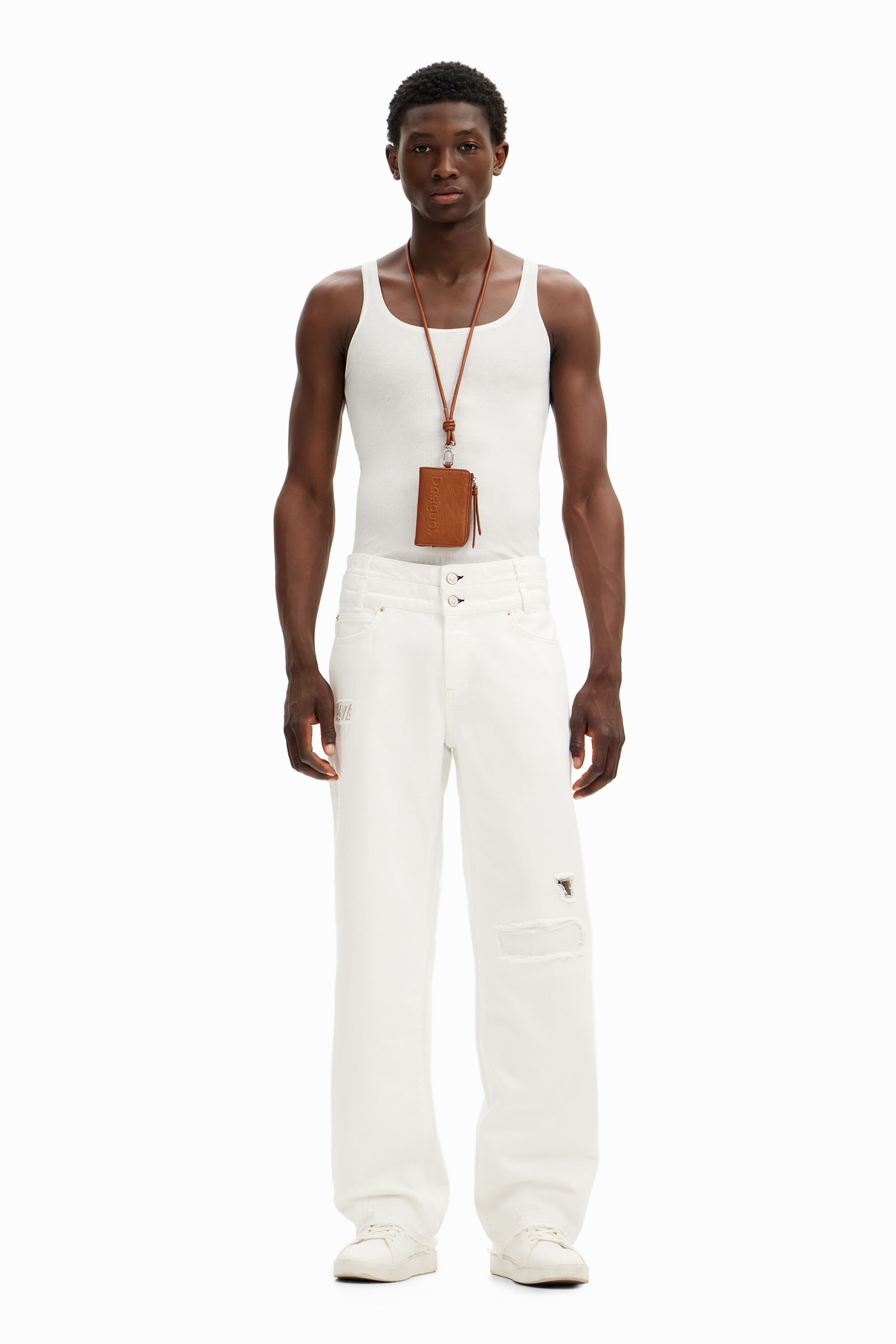 Pantalón Largo Denim Desigual Hombre