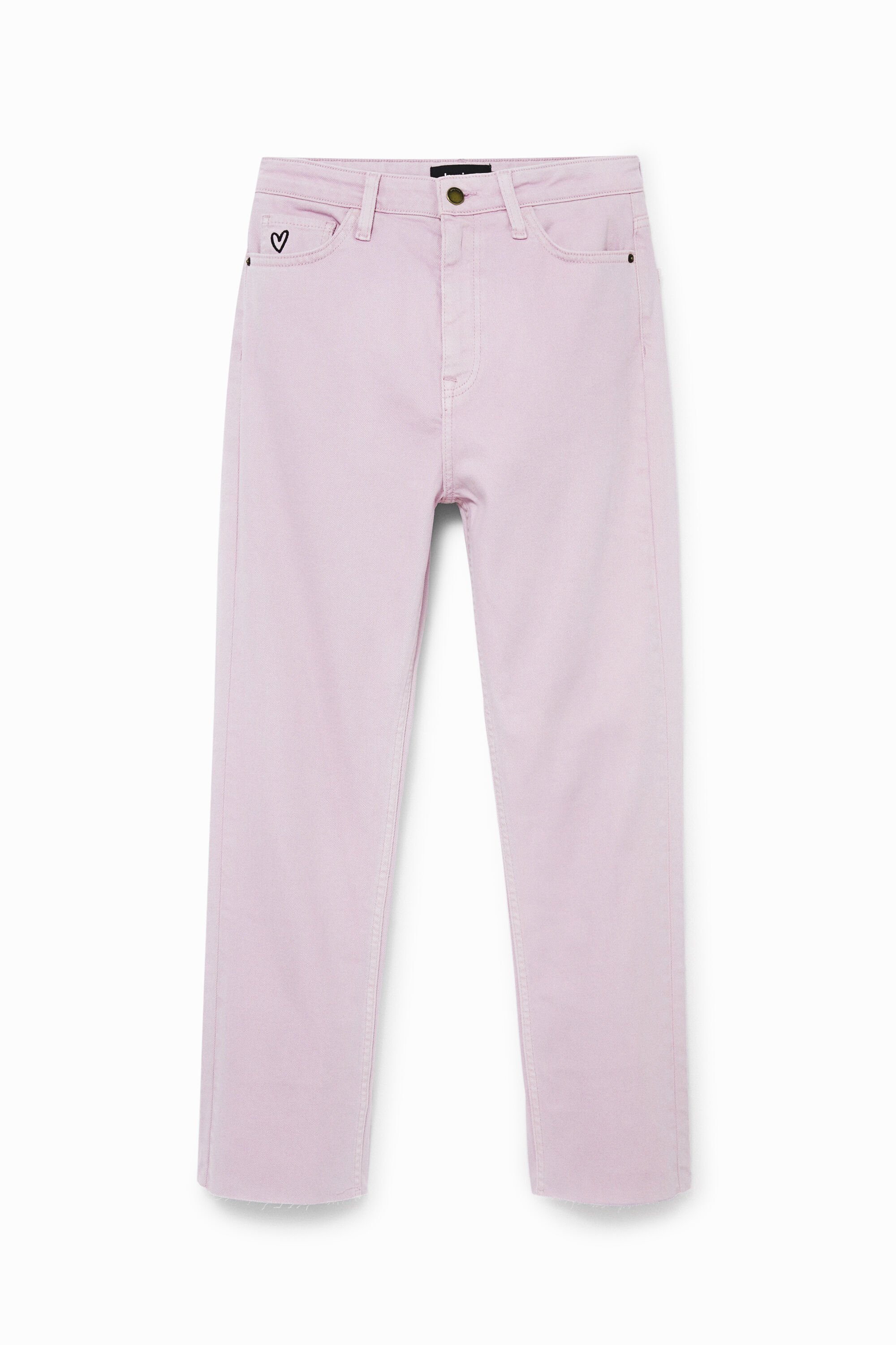 Desigual Vaquero Straight Cropped mujer