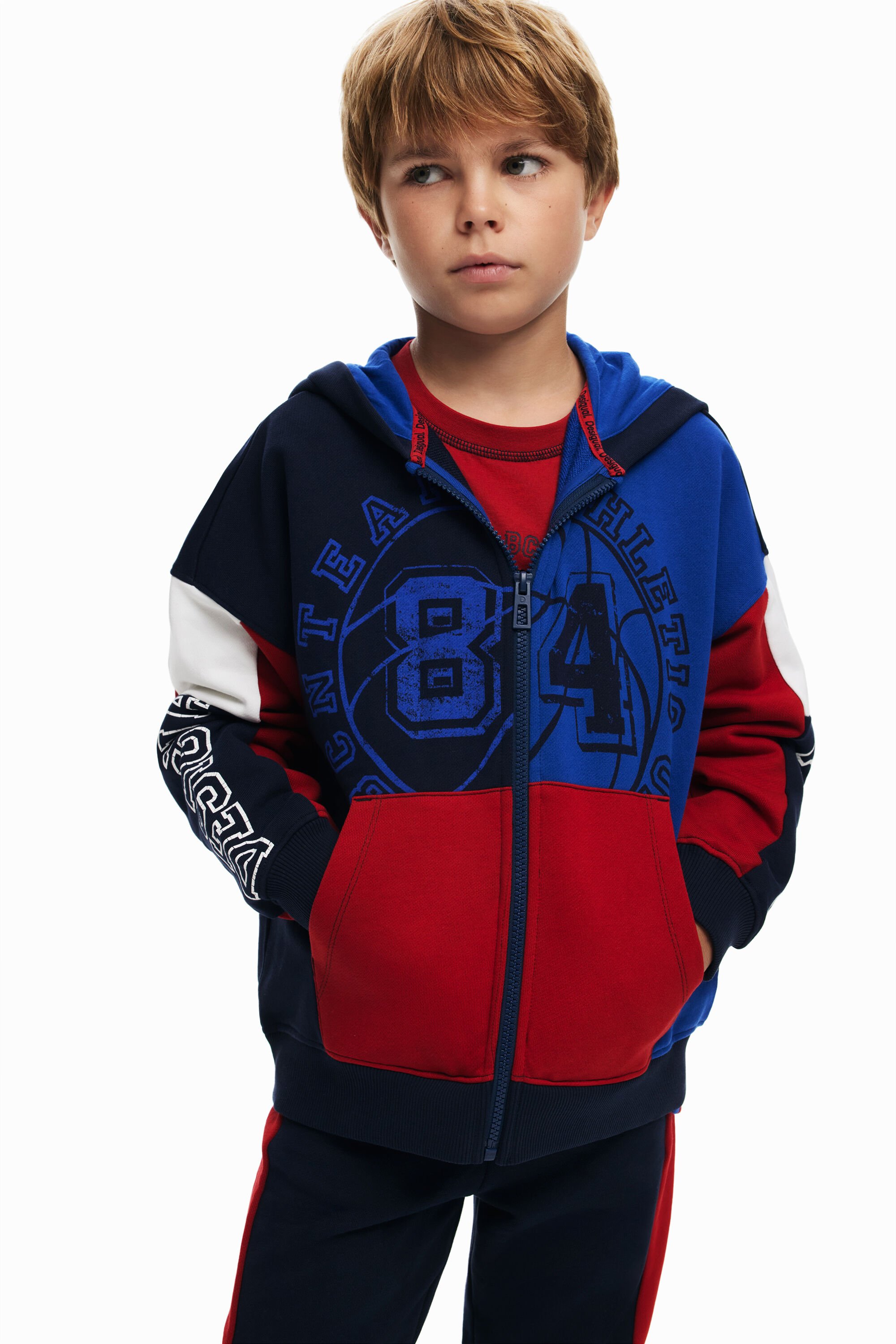 Sudadera Desigual estilo baloncesto hombre