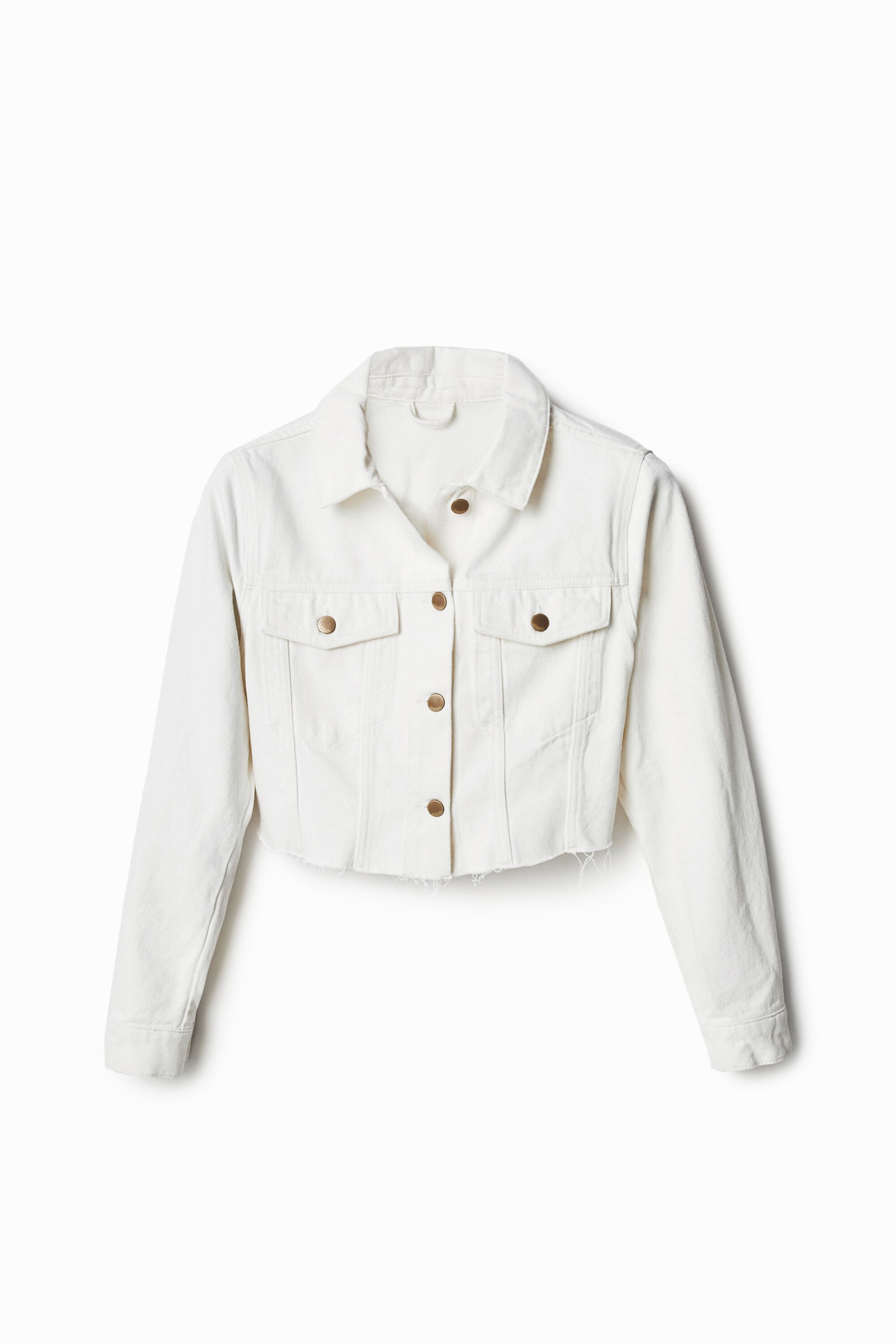 Desigual Chaqueta vaquera cropped mujer