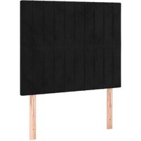 Cabeceros 2 Unidades De Terciopelo 100x5x78/88 Cm