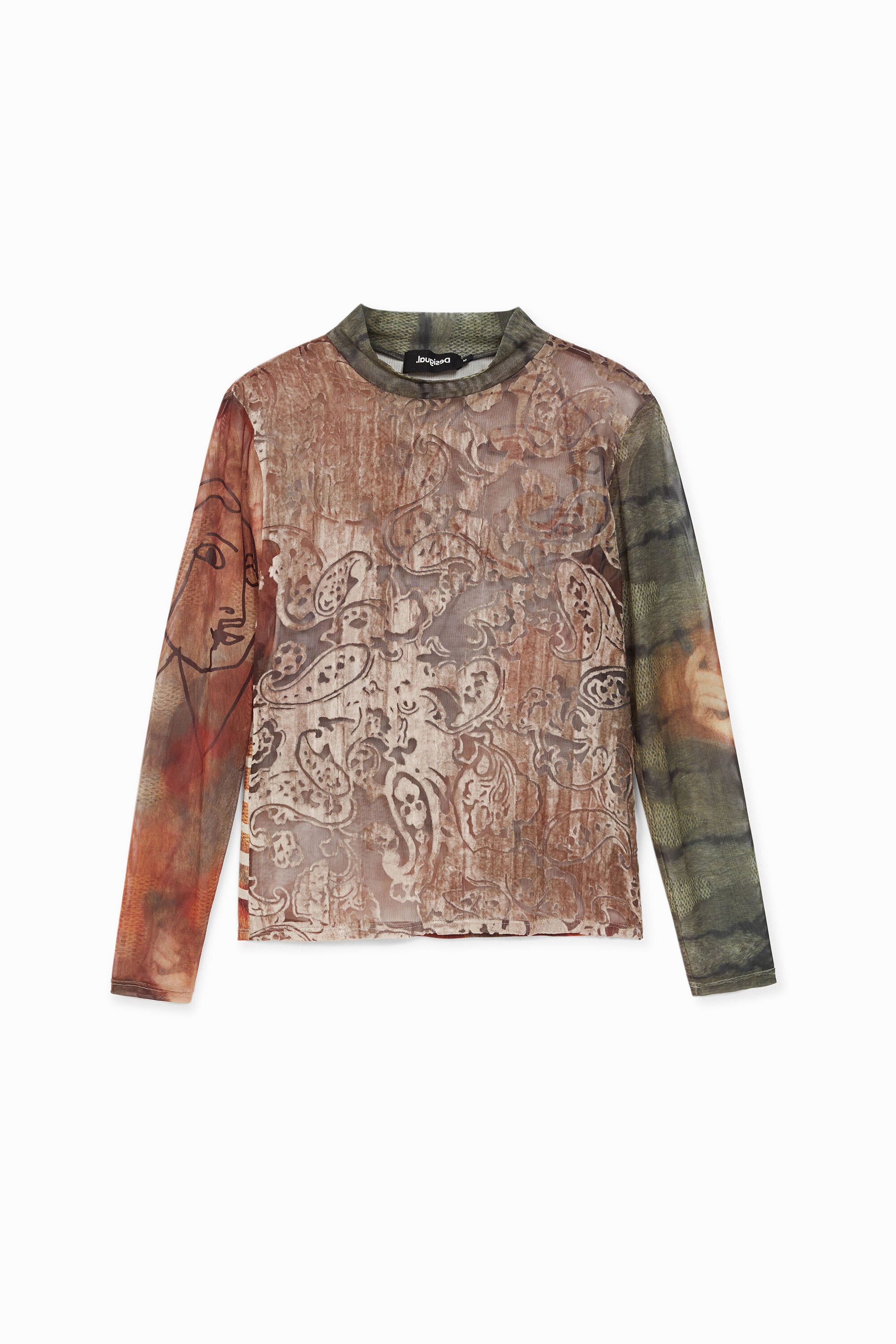 Camiseta Desigual Slim Tul Arty Fe Hombre
