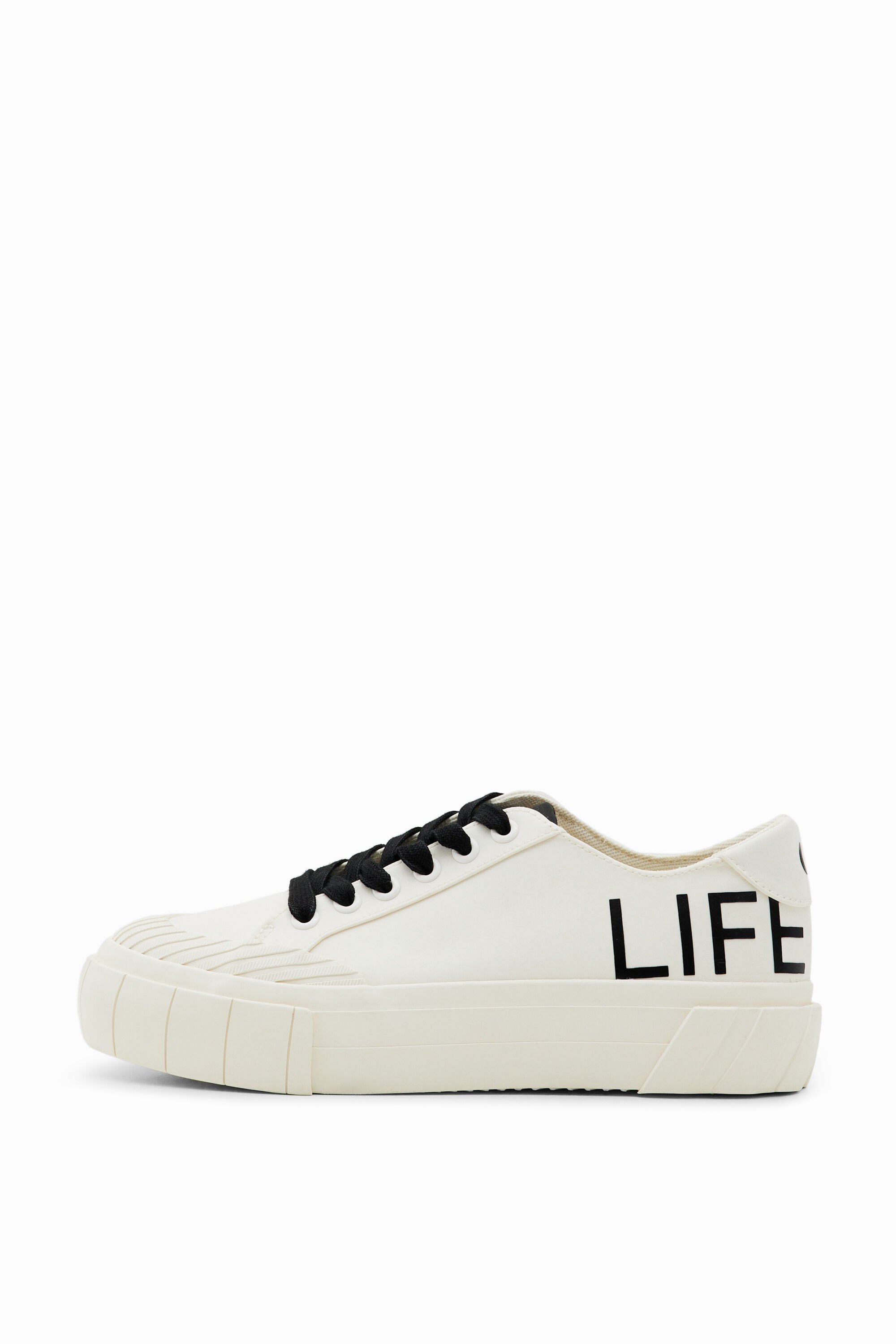 Zapatillas Desigual plataforma Life is Awesome