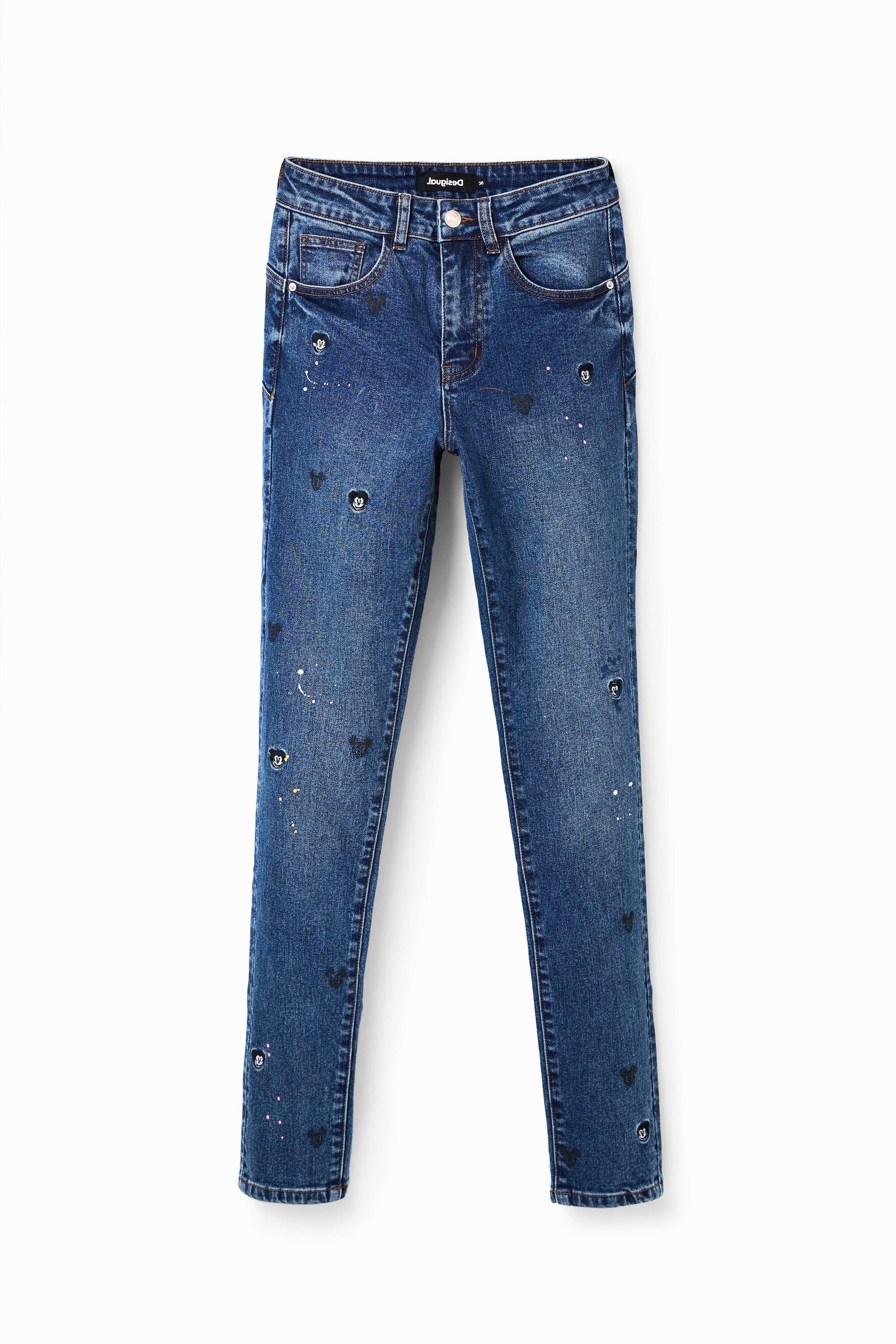 Vaqueros Desigual Slim Mickey Mouse