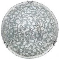 Akunadecor Lámpara Plafón Cristal Cromo Tenor