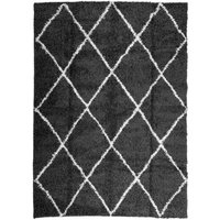 Alfombra de pelo largo moderna 240x340 cm