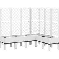 Jardinera con enrejado Vidaxl 160x120x142 Cm