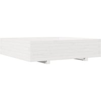 Jardinera de Madera Maciza de Pino 100x100x26.5 cm