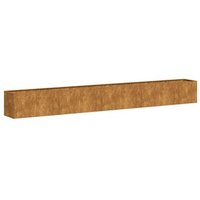 Cercado Jardín 360x40x40 cm Acero Corten