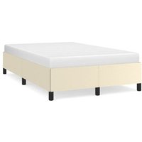 Estructura de cama sin colchón cuero sintético 120x200 cm Vidaxl