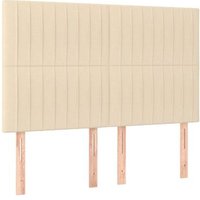 Cabeceros de cama 4 unidades tela 72x5x78/88 cm