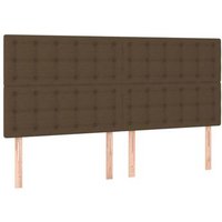 Cabeceros 4 Unidades De Tela Vidaxl 100x5x78/88 Cm