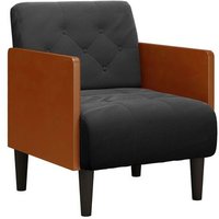 Sillón de Terciopelo con Reposabrazos Sillón de Terciopelo con Reposabrazos
