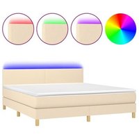 Cama Box Spring Con Colchón Led 180x200 cm Vidaxl