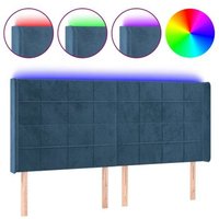 Cabecero de terciopelo Vidaxl 163x16x118/128 cm Cabecero de terciopelo Vidaxl 163x16x118/128 cm