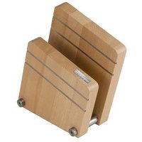 Bloque de Cuchillos Magnético Doble Artelegno Milano de Madera de Haya