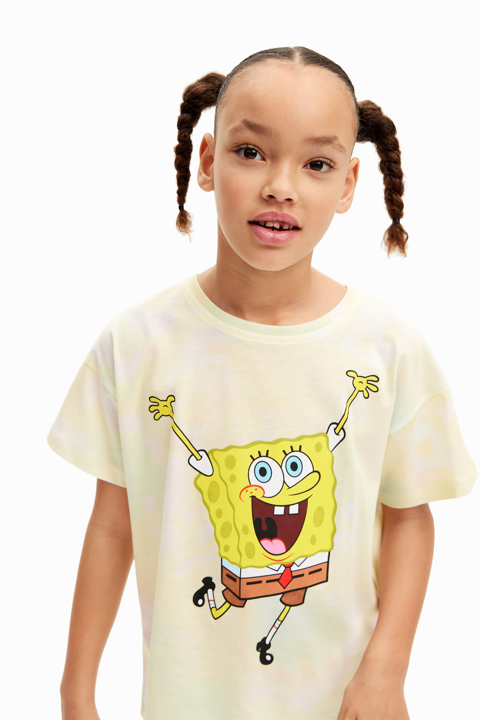 Camiseta Desigual SpongeBob Tie-Dye para Hombre