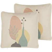 Set de 2 Cojines Decorativos Cardoon/Hakone 45 x 45 cm
