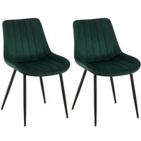 CLP Set de 2 Sillas de Comedor Rahden