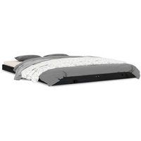 Estructura de cama doble de madera maciza 135x190 cm – Vidaxl