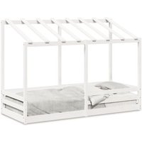 Cama Infantil de Madera Maciza Pino 90x190 Cm