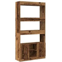 Aparador Alto de Madera Ingeniería Envejecida 180 cm